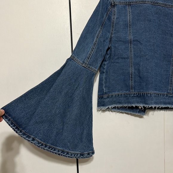 NWOT Umgee Blue Jean Bell Sleeve Jacket - Picture 6 of 6